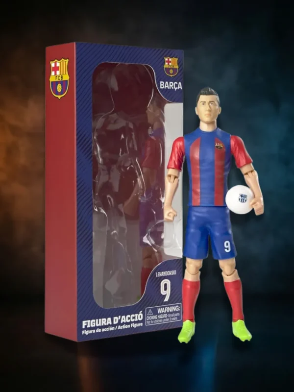 FIGURA LEWANDOWSKI BARCELONA DE 20CM